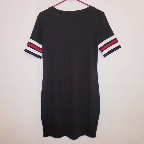 Almost Famous black sporty tshirt dress - Picture 6 of 8